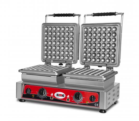 GMG Waffeleisen Lokmia-S | 2x (Ø49 x 3cm x 1.4cm/2.8cm)